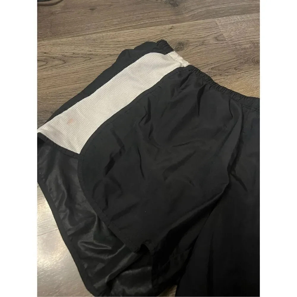Champion Black With White Stripe Shorts Woman’s Size Medium - Picture 3 of 7